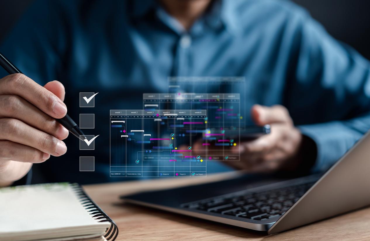 计划工作进度,业务分析和数据管理系统与数据库进行报告。公司的财务、运营、销售、市场战略。