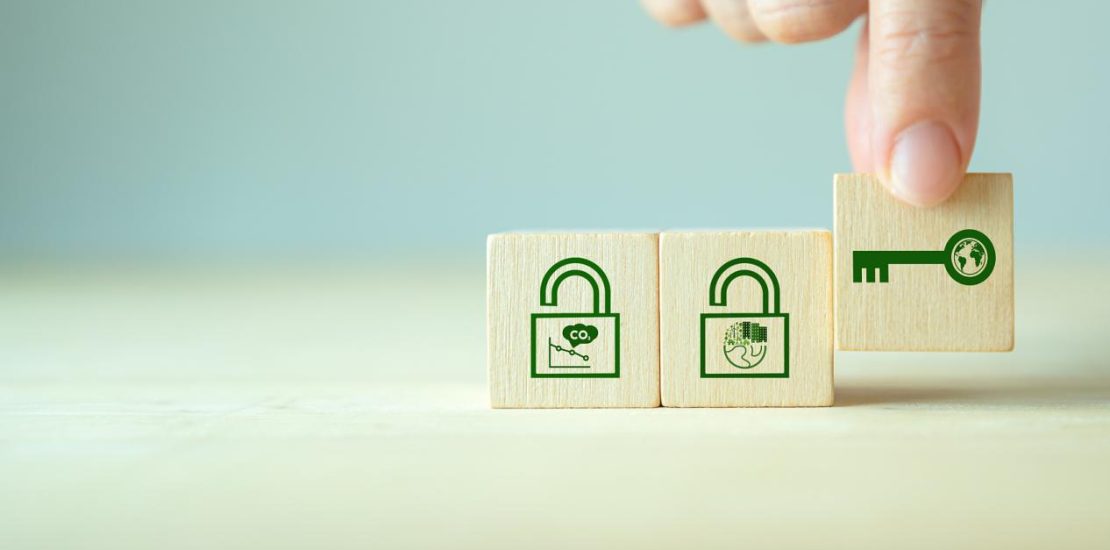 解决环境问题的理念。ECO和可持续解决方案的关键成功因素，气候行动。采取行动保护、管理和恢复自然，减少温室气体排放。