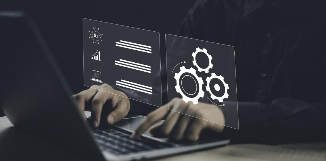 商业运营中的人工智能。特点自动化流程，提高效率和性能。人工智能驱动的编程进化，强调和有效的业务运营。