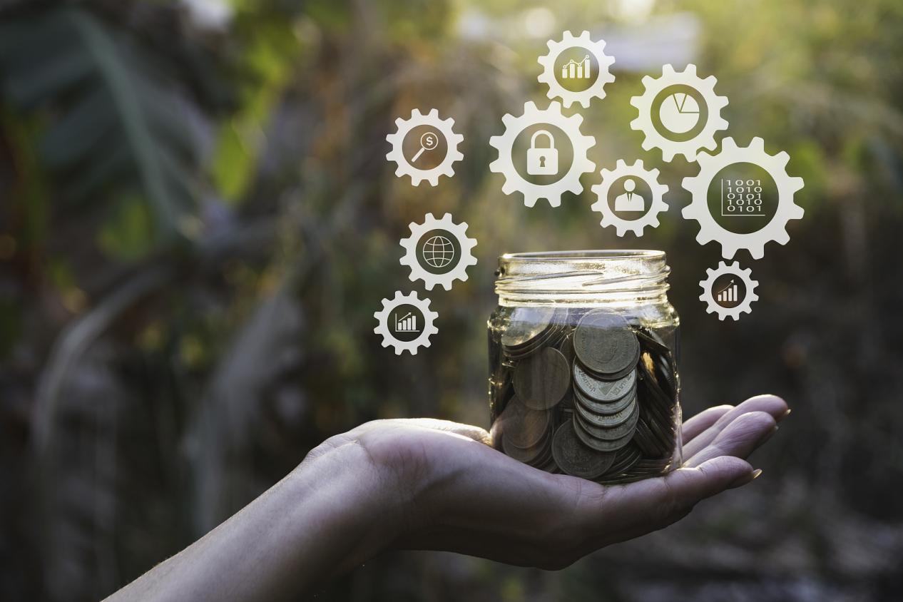 概念、金融、广口瓶、手牵手、商务、部分、図表、垒起、泰国、保险