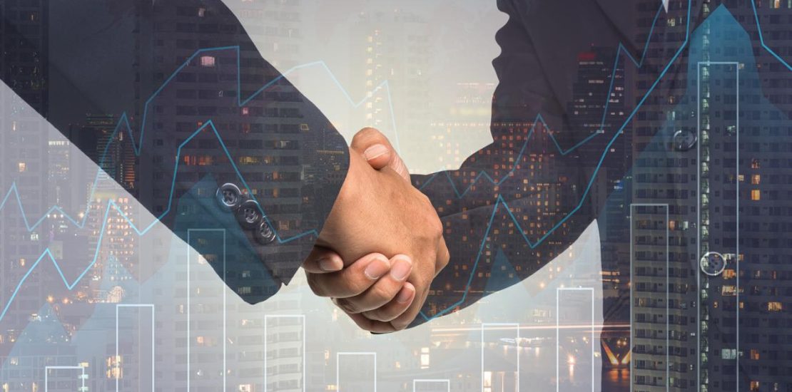 金融, 图表, 男商人, 商务, 概念, 背景, 在之间, 贸易, 握手