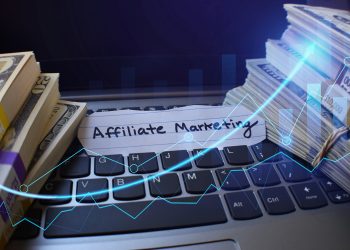 商业和金融概念的关联营销利润高质量